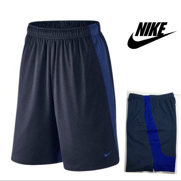 navy blue nike basketball shorts